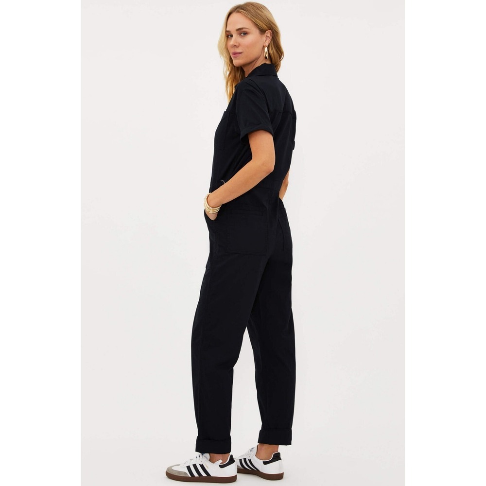 Beach Riot Womens Racetrack Jumpsuit Sz Small Black NWT NEW - Picture 2 of 9